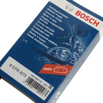 1 129 р. Ремень приводной поликлиновой 6PK873 PEUGEOT Boxer (06-) CITROEN Jumper (06-) BOSCH BOSCH 1987946119  с доставкой в г. Керчь. Увеличить фотографию 2