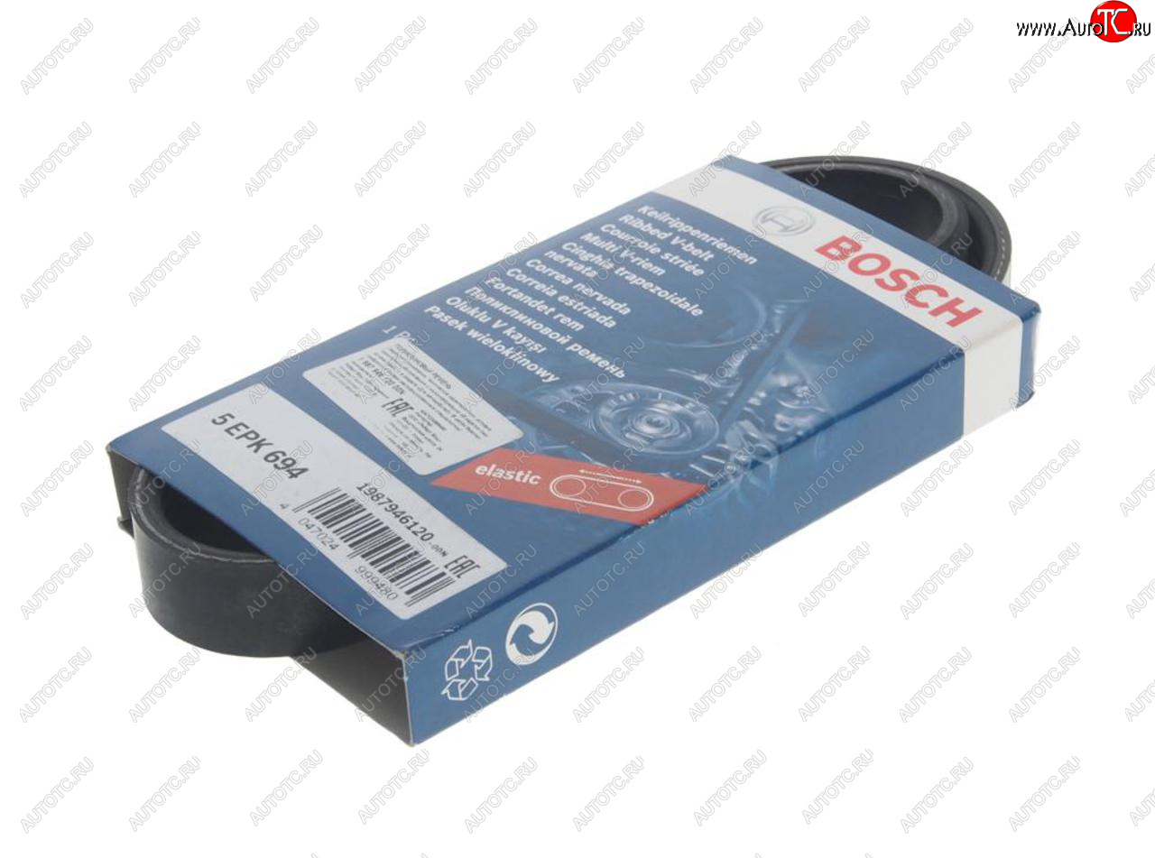 1 099 р. Ремень приводной поликлиновой 5PK694 BOSCH BOSCH 1987946120 BOSCH 1987946120  с доставкой в г. Керчь