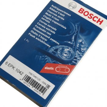 1 399 р. Ремень приводной поликлиновой 4PK1042E BOSCH BOSCH 1987946125 BOSCH 1987946125  с доставкой в г. Керчь. Увеличить фотографию 2