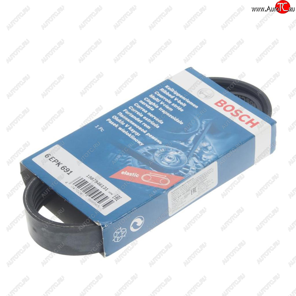 959 р. Ремень приводной поликлиновой 6PK691 BOSCH BOSCH 1987946131  с доставкой в г. Керчь