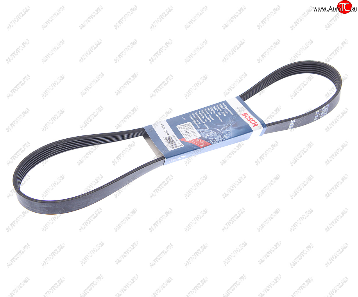 1 259 р. Ремень приводной поликлиновой 6PK1034 FORD Focus (11-) комплект BOSCH BOSCH 1987946147  с доставкой в г. Керчь
