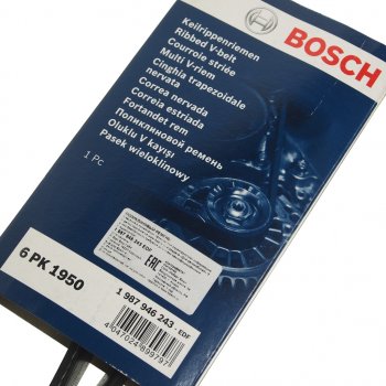 1 399 р. Ремень приводной поликлиновой 5PK1950D BOSCH BOSCH 1987946243 BOSCH 1987946243  с доставкой в г. Керчь. Увеличить фотографию 2