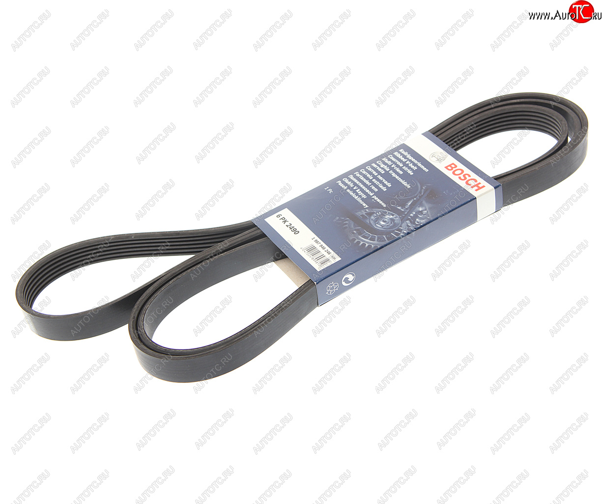 2 199 р. Ремень приводной поликлиновой 6PK2490 BOSCH BOSCH 1987946246  с доставкой в г. Керчь
