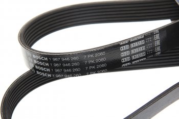 2 099 р. Ремень приводной поликлиновой 7PK2060 BOSCH BOSCH 1987946260 BOSCH 1987946260  с доставкой в г. Керчь. Увеличить фотографию 2