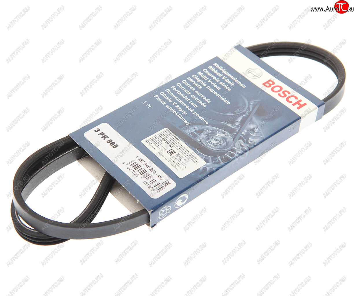 569 р. Ремень приводной поликлиновой 3PK865 BOSCH BOSCH 1987946288  с доставкой в г. Керчь
