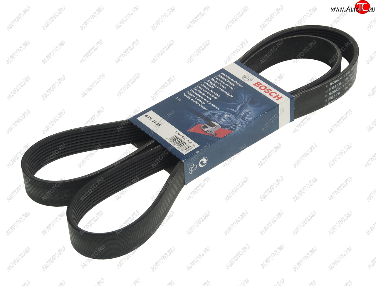 1 489 р. Ремень приводной поликлиновой 8PK1635 BOSCH BOSCH 1987947056  с доставкой в г. Керчь
