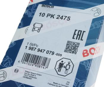 4 099 р. Ремень приводной поликлиновой 10PK2475 SCANIA P400 BOSCH BOSCH 1987947079  с доставкой в г. Керчь. Увеличить фотографию 2