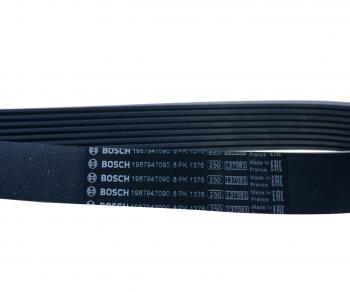1 479 р. Ремень приводной поликлиновой 8PK1376 MAN TGA 33.360 (D 2866) BOSCH BOSCH 1987947090  с доставкой в г. Керчь. Увеличить фотографию 3