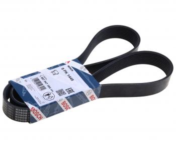 2 879 р. Ремень приводной поликлиновой 9PK1449 BOSCH BOSCH 1987947384  с доставкой в г. Керчь. Увеличить фотографию 1
