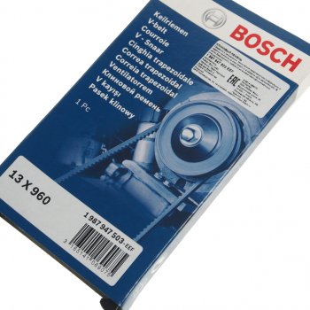 519 р. Ремень приводной клиновой 13X960 BOSCH BOSCH 1987947503  с доставкой в г. Керчь. Увеличить фотографию 2