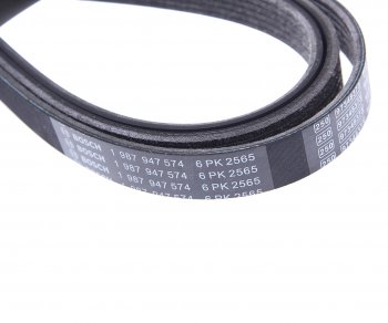 2 399 р. Ремень приводной поликлиновой 6PK2565 MITSUBISHI Outlander (06-) BOSCH BOSCH 1987947574  с доставкой в г. Керчь. Увеличить фотографию 2