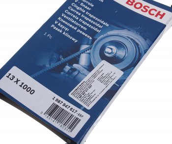 499 р. Ремень приводной клиновой 13х1000 FORD Ranger BOSCH BOSCH 1987947617 BOSCH 1987947617  с доставкой в г. Керчь. Увеличить фотографию 2