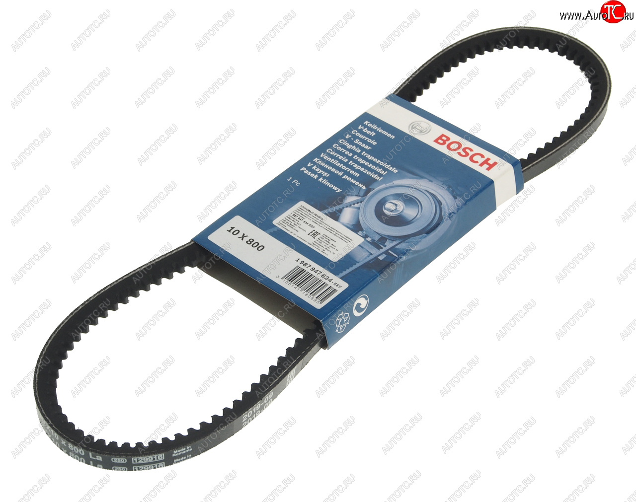 329 р. Ремень приводной клиновой 10х800 BOSCH BOSCH 1987947634  с доставкой в г. Керчь