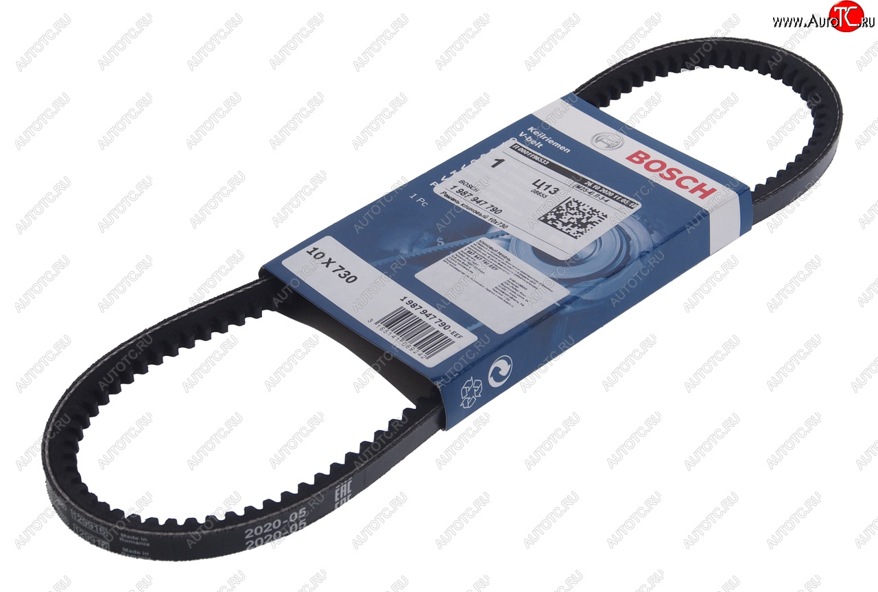 289 р. Ремень приводной клиновой 10X730 BOSCH BOSCH 1987947790  с доставкой в г. Керчь