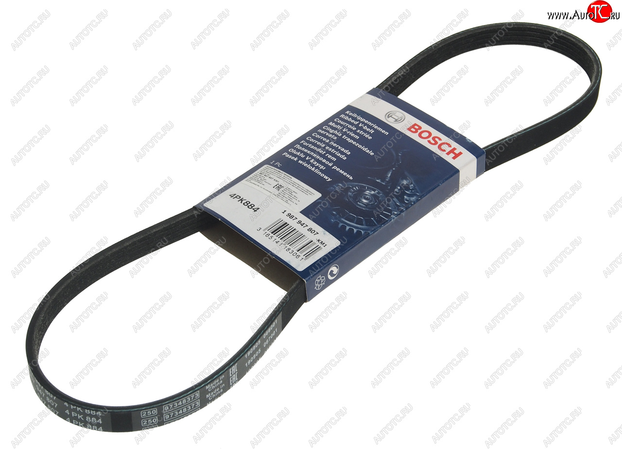 559 р. Ремень приводной поликлиновой 4PK884 BOSCH BOSCH 1987947807 BOSCH 1987947807  с доставкой в г. Керчь