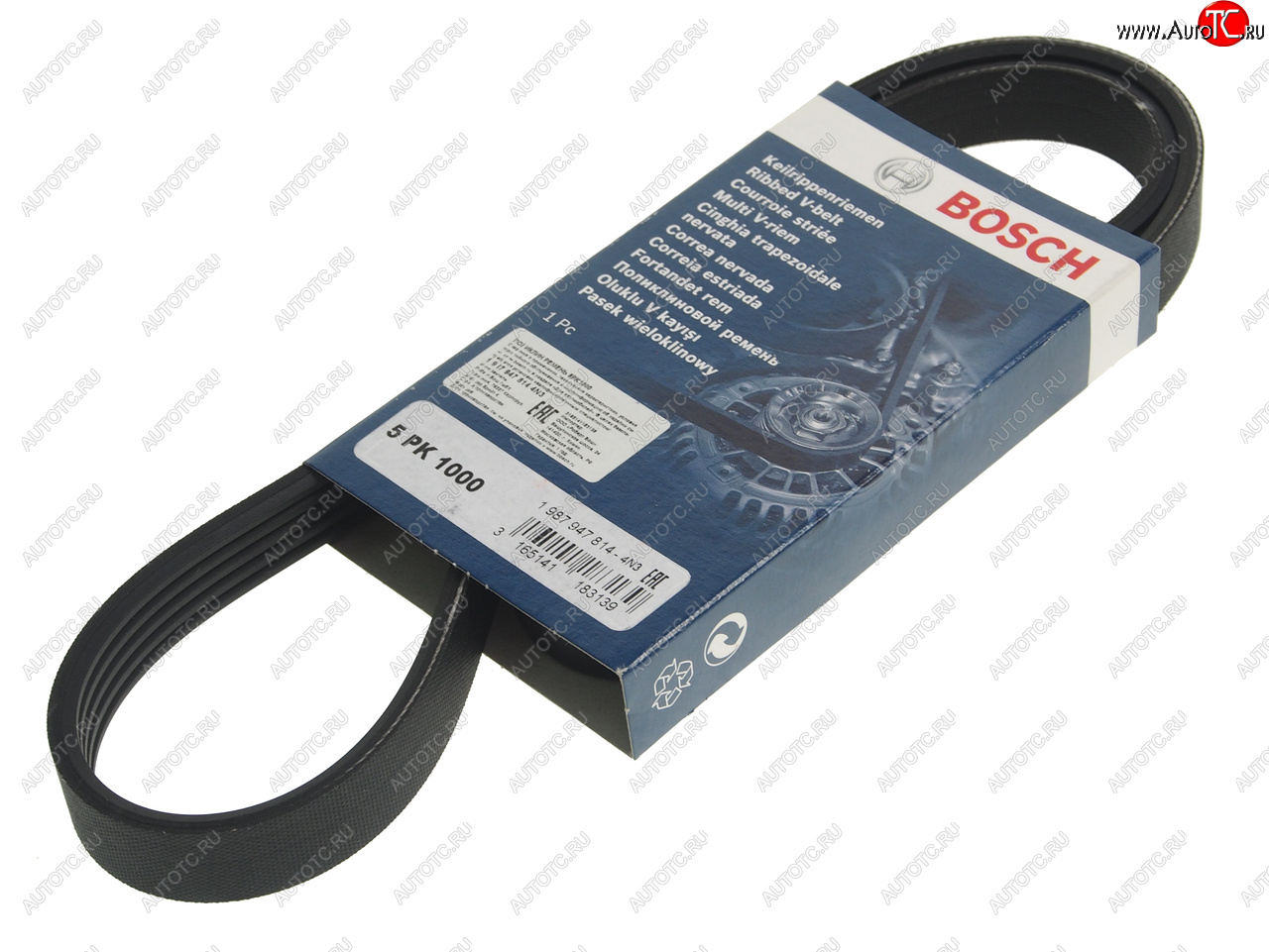 899 р. Ремень приводной поликлиновой 5PK1000 BOSCH BOSCH 1987947814  с доставкой в г. Керчь