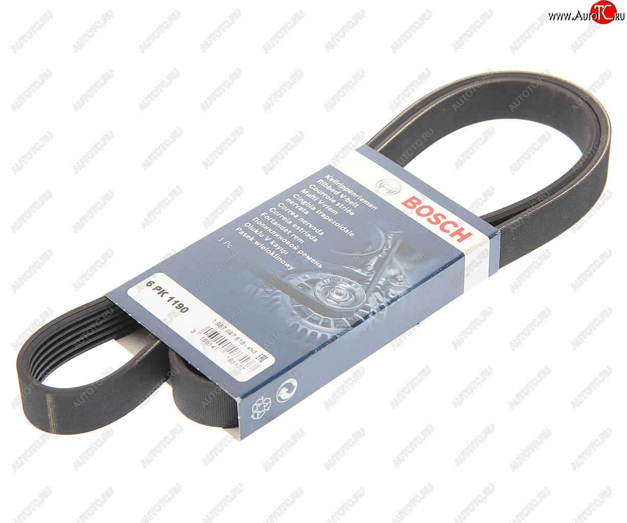 889 р. Ремень приводной поликлиновой 6PK1190 BOSCH BOSCH 1987947818  с доставкой в г. Керчь