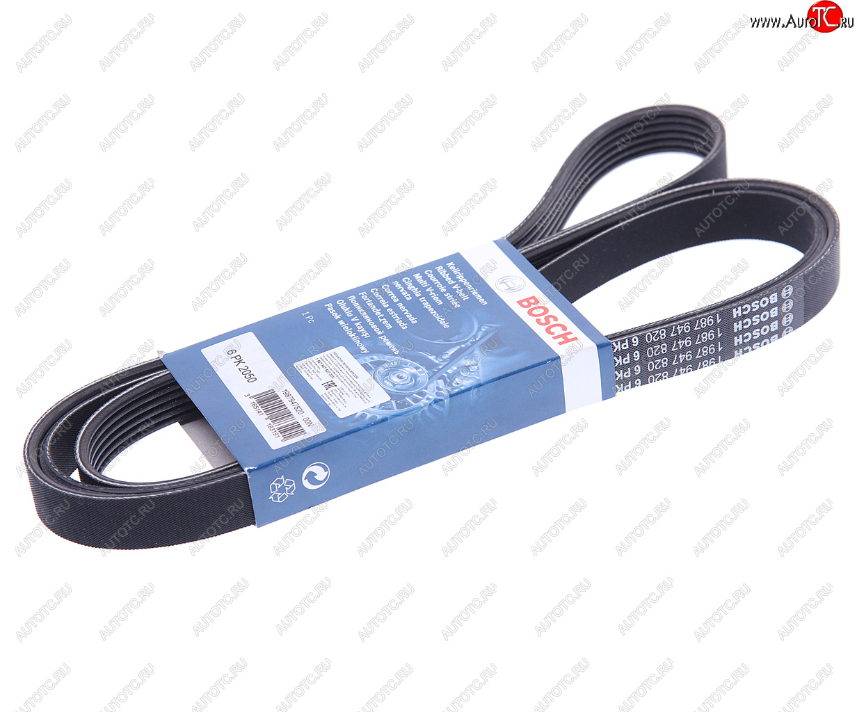 1 199 р. Ремень приводной поликлиновой 6PK2050 BOSCH BOSCH 1987947820  с доставкой в г. Керчь