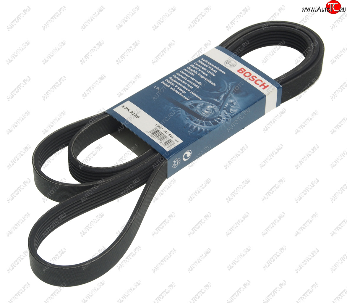 1 299 р. Ремень приводной поликлиновой 6PK2120 BOSCH BOSCH 1987947821  с доставкой в г. Керчь