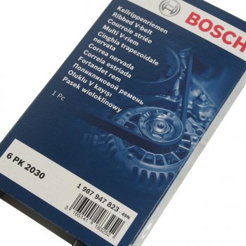 999 р. Ремень приводной поликлиновой 6PK2030 BOSCH BOSCH 1987947823 BOSCH 1987947823  с доставкой в г. Керчь. Увеличить фотографию 2