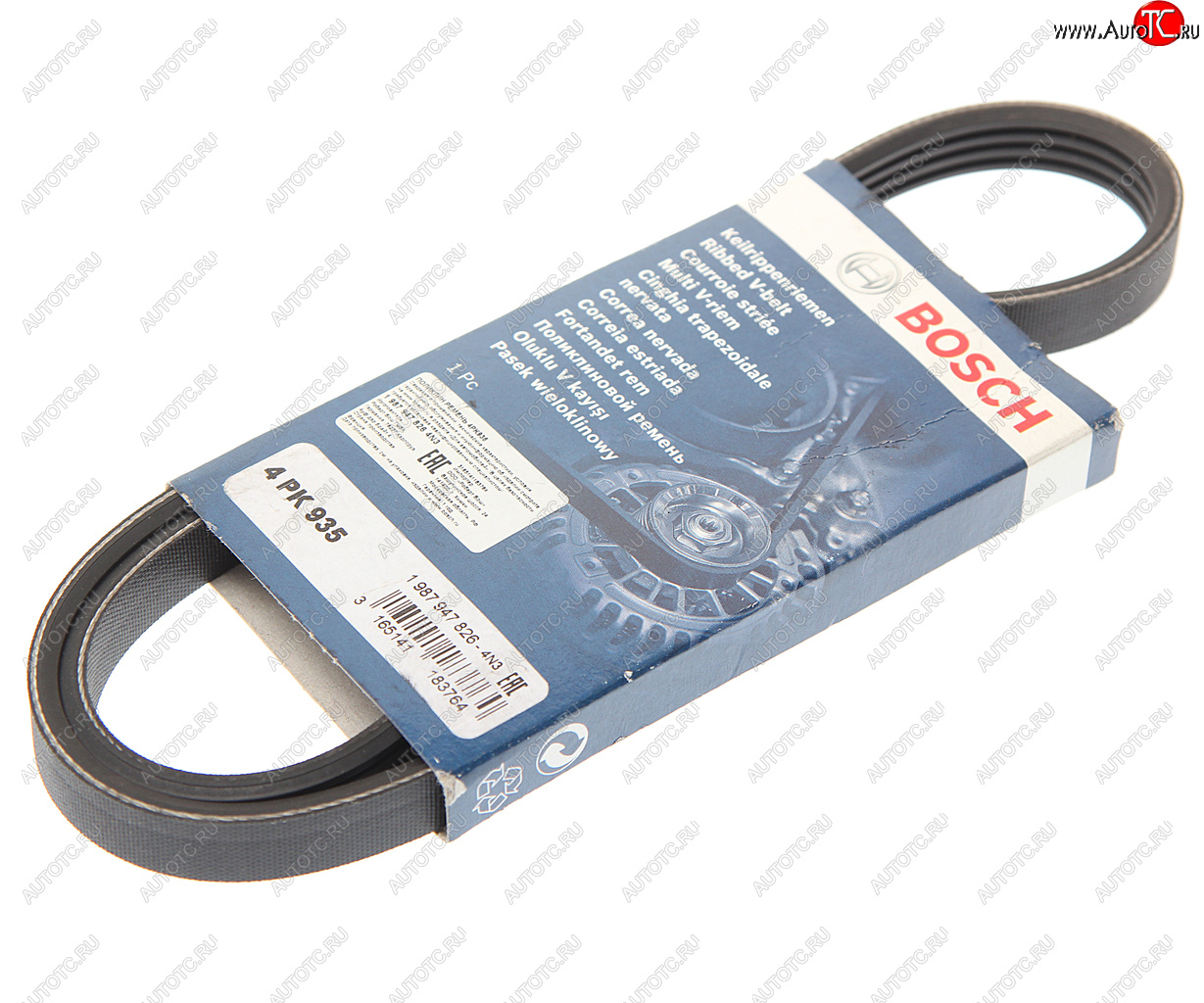 559 р. Ремень приводной поликлиновой 4PK935 BOSCH BOSCH 1987947826  с доставкой в г. Керчь
