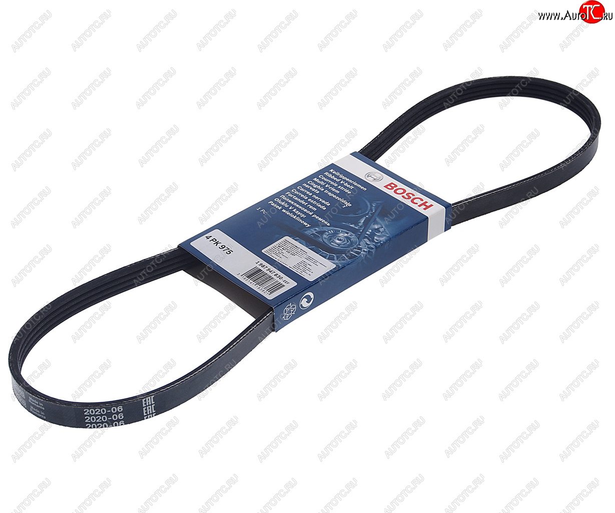 489 р. Ремень приводной поликлиновой 4PK975 BOSCH BOSCH 1987947830 BOSCH 1987947830  с доставкой в г. Керчь