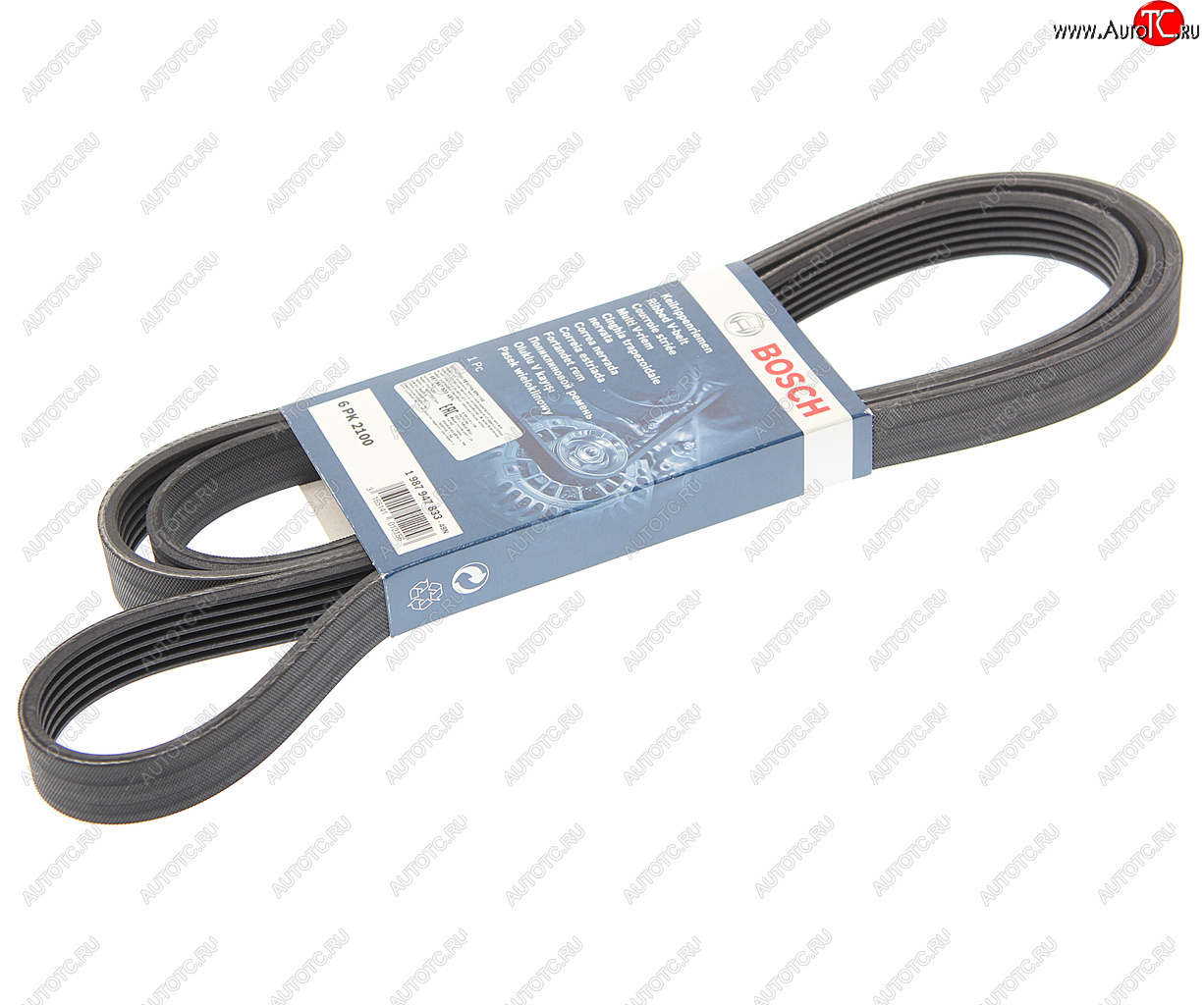1 469 р. Ремень приводной поликлиновой 6PK2100 BOSCH BOSCH 1987947833  с доставкой в г. Керчь