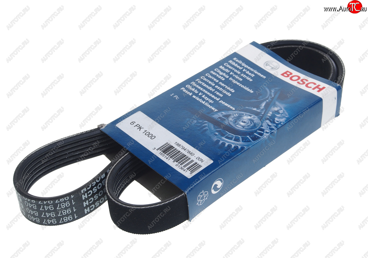 929 р. Ремень приводной поликлиновой 6PK1000 BOSCH BOSCH 1987947840  с доставкой в г. Керчь