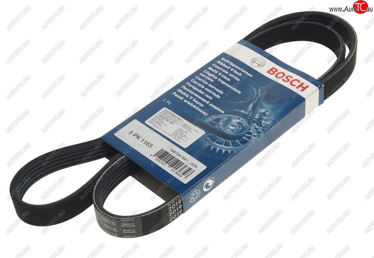 849 р. Ремень приводной поликлиновой 5PK1165 BOSCH BOSCH 1987947841  с доставкой в г. Керчь