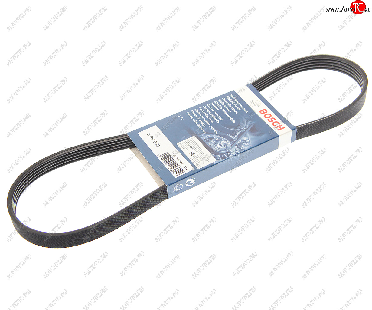 699 р. Ремень приводной поликлиновой 5PK850 BOSCH BOSCH 1987947847  с доставкой в г. Керчь