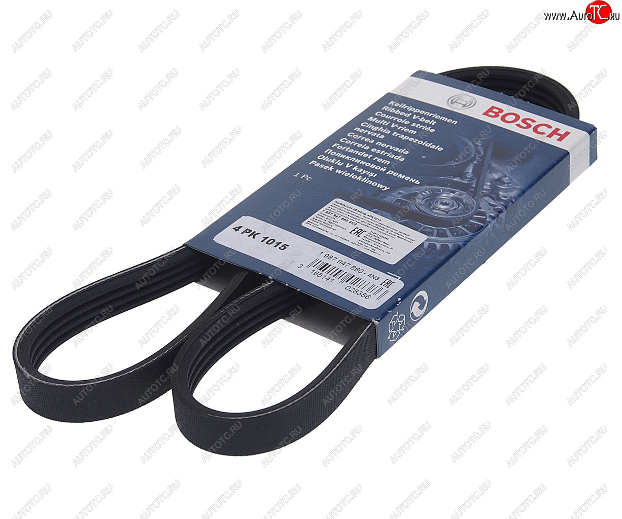 599 р. Ремень приводной поликлиновой 4PK1015 BOSCH BOSCH 1987947860  с доставкой в г. Керчь