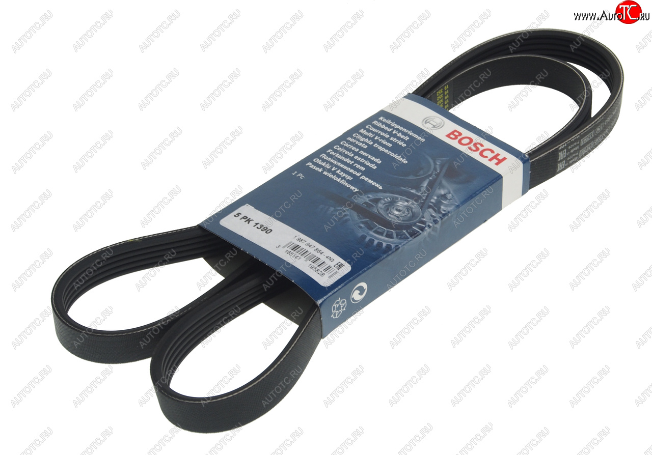1 069 р. Ремень приводной поликлиновой 5PK1390 BOSCH BOSCH 1987947864  с доставкой в г. Керчь