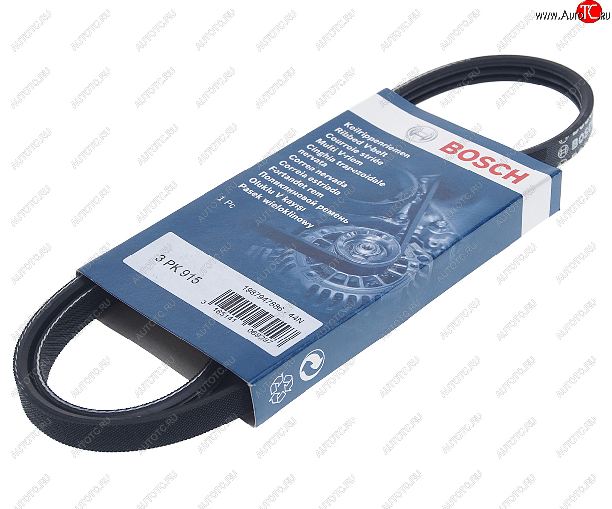 449 р. Ремень приводной поликлиновой 3РК915 BOSCH BOSCH 1987947886  с доставкой в г. Керчь