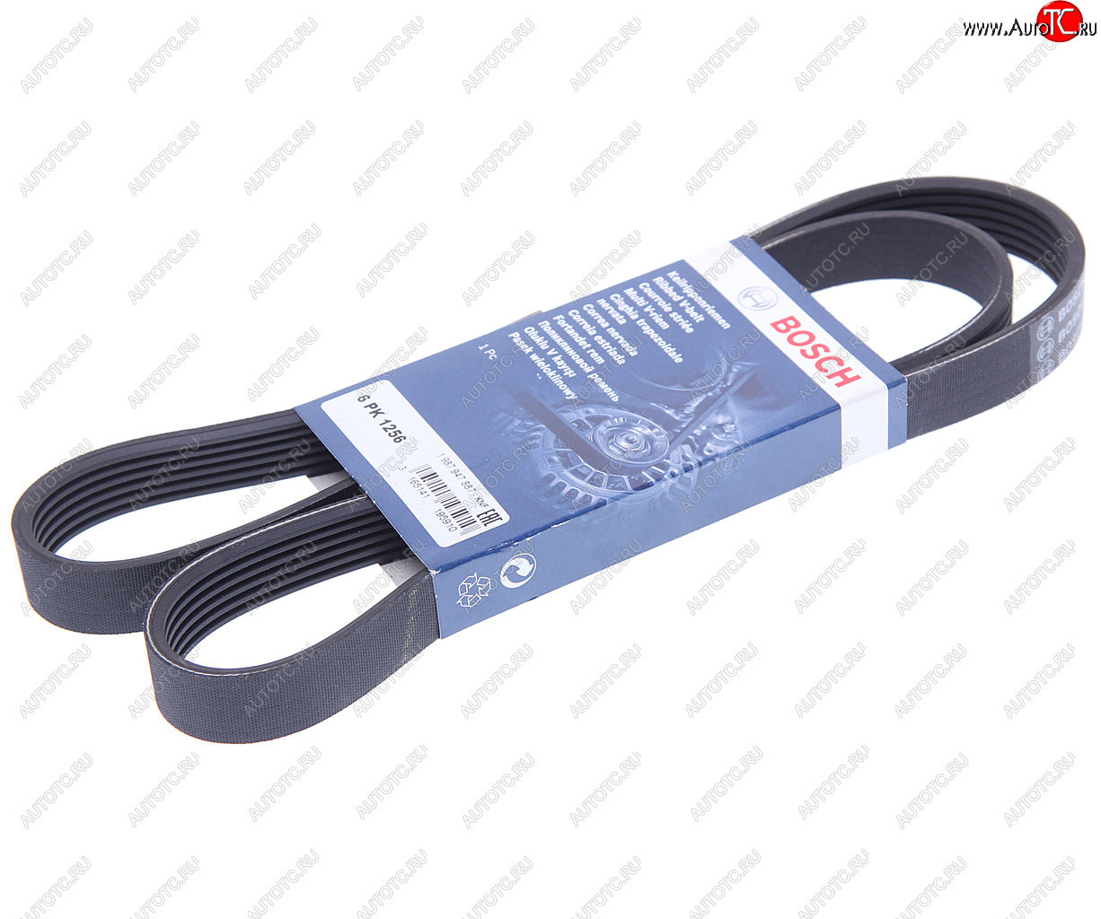 1 239 р. Ремень приводной поликлиновой 6PK1256 HYUNDAI Elantra (06-),i30 KIA Ceed генератора BOSCH BOSCH 1987947887  с доставкой в г. Керчь