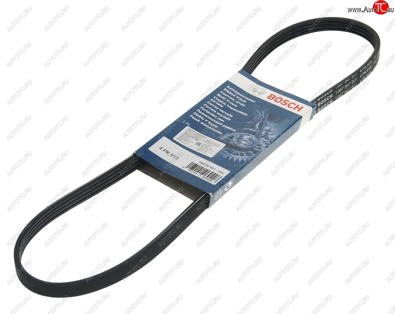 529 р. Ремень приводной поликлиновой 4PK915 BOSCH BOSCH 1987947901  с доставкой в г. Керчь