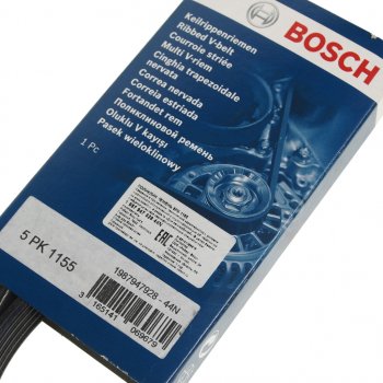 849 р. Ремень приводной поликлиновой 5PK1155 BOSCH BOSCH 1987947928  с доставкой в г. Керчь. Увеличить фотографию 2