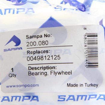 639 р. Подшипник КАМАЗ-5490 MERCEDES Actros,SK,MK,NG коленвала (25х62х24мм) SAMPA SAMPA 200.080  с доставкой в г. Керчь. Увеличить фотографию 2