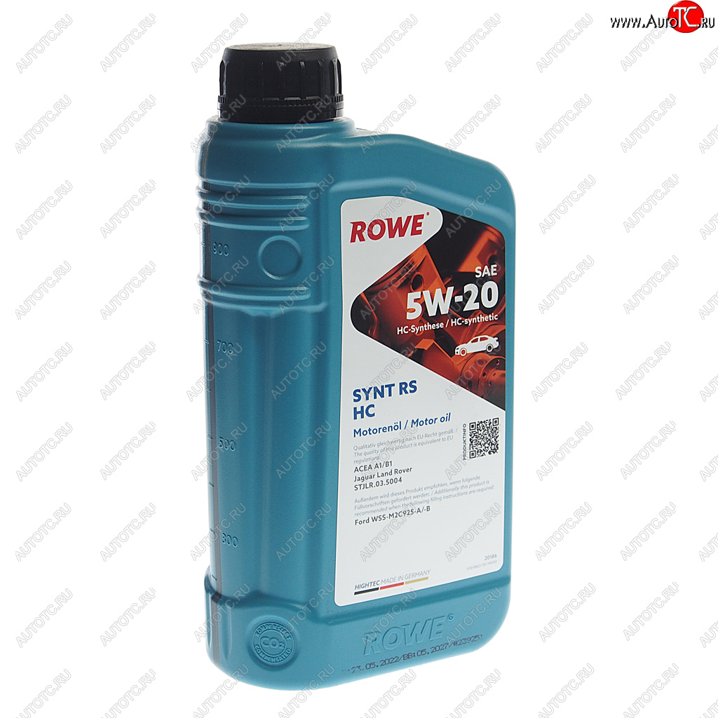 1 499 р. Масло моторное HIGHTEC SYNT RS A1B1 5W20 синт.1л ROWE ROWE 20186-0010-99  с доставкой в г. Керчь