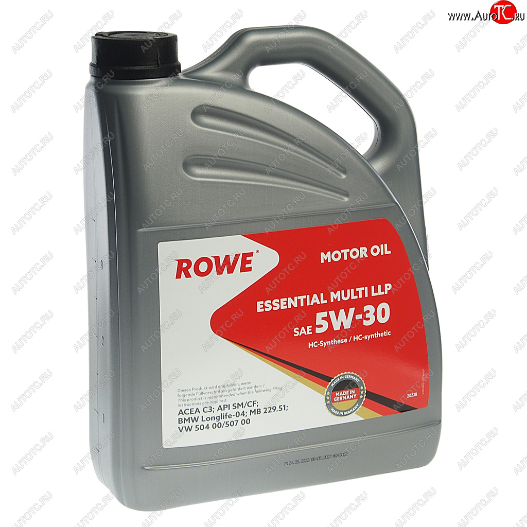 6 899 р. Масло моторное ESSENTIAL MULTI LLP 5W30 синт.4л ROWE ROWE 20238-453-2a  с доставкой в г. Керчь
