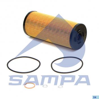 1 399 р. Фильтр масляный MERCEDES LK,LN2,MK MAN F2000 (1шт.) SAMPA SAMPA 202.397-01  с доставкой в г. Керчь. Увеличить фотографию 1