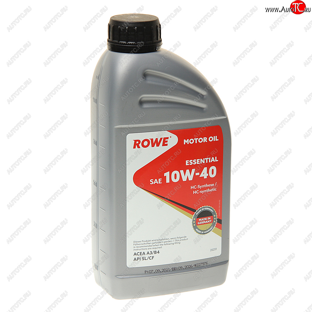 899 р. Масло моторное ESSENTIAL SLCFA3B4 10W40 псинт.1л ROWE ROWE 20259-177-2а  с доставкой в г. Керчь