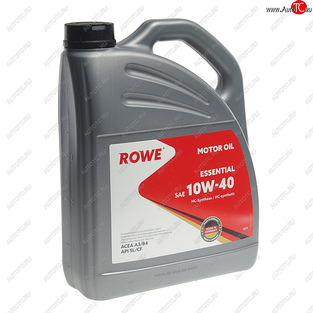 3 299 р. Масло моторное ESSENTIAL SLCFA3B4 10W40 псинт.4л ROWE ROWE 20259-453-2а  с доставкой в г. Керчь