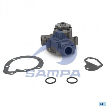 5 599 р. Насос водяной MERCEDES дв.OM364 SAMPA SAMPA 203.009  с доставкой в г. Керчь. Увеличить фотографию 1