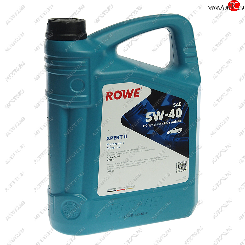 4 549 р. Масло моторное HIGHTEC EXPERT II 5W40 синт.4л ROWE ROWE 20329-0040-99  с доставкой в г. Керчь