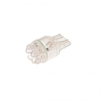 105 р. Лампа светодиодная 24V W21W W3x16d бесцокольная 9 светодиодов Red MEGAPOWER MEGAPOWER-AUTOMOTIVE 20381r-24  с доставкой в г. Керчь. Увеличить фотографию 2