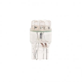 105 р. Лампа светодиодная 24V W21W W3x16d бесцокольная 9 светодиодов Red MEGAPOWER MEGAPOWER-AUTOMOTIVE 20381r-24  с доставкой в г. Керчь. Увеличить фотографию 1