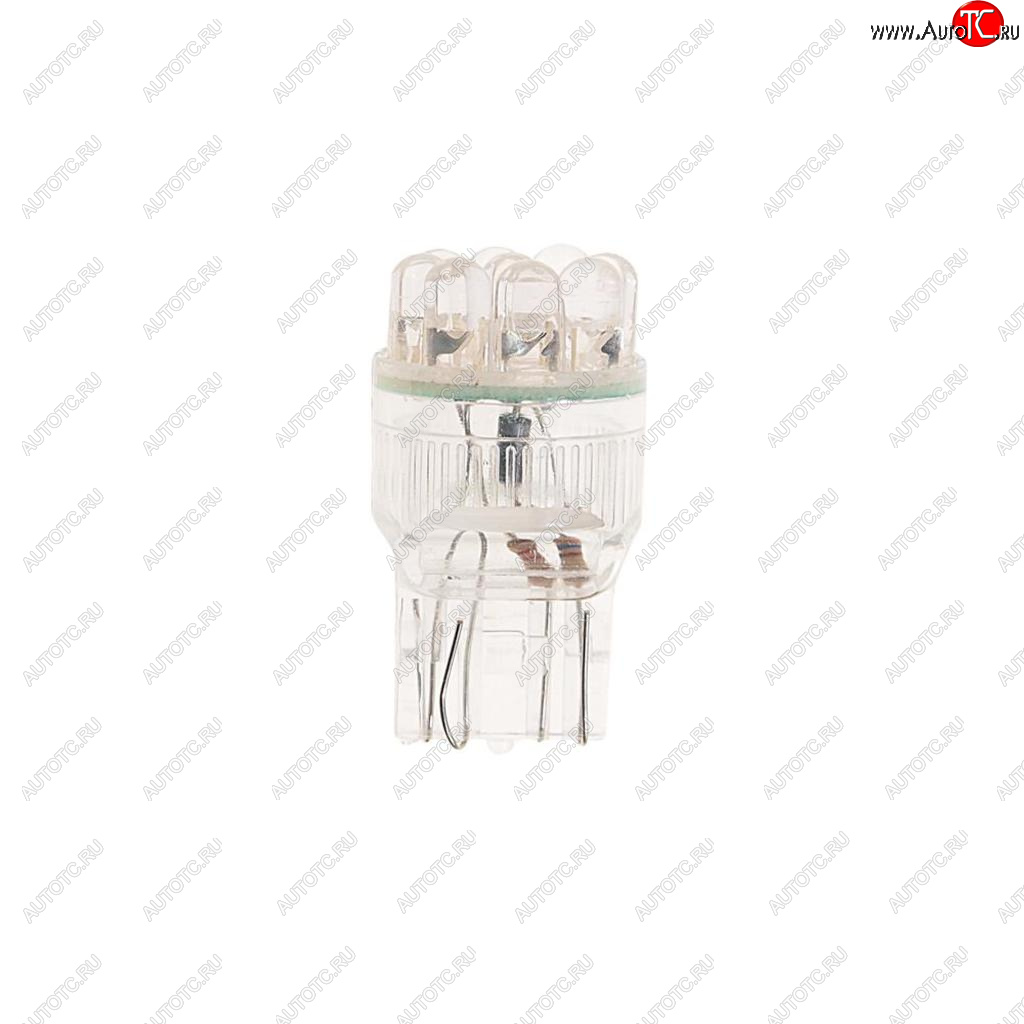 105 р. Лампа светодиодная 24V W21W W3x16d бесцокольная 9 светодиодов Red MEGAPOWER MEGAPOWER-AUTOMOTIVE 20381r-24  с доставкой в г. Керчь