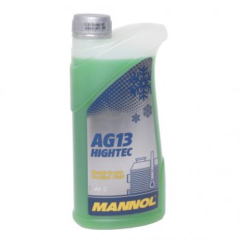 389 р. Антифриз зеленый -40C 1л AG13 Hightec HOAT 4013 MANNOL MANNOL 2040  с доставкой в г. Керчь. Увеличить фотографию 1