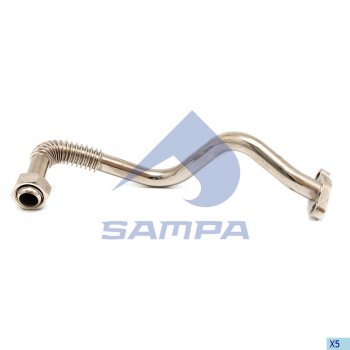 5 199 р. Трубка MERCEDES масляная турбокомпрессора обратная SAMPA SAMPA 205.165  с доставкой в г. Керчь. Увеличить фотографию 1