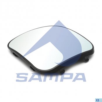 1 039 р. Элемент зеркальный КАМАЗ-5490 MERCEDES Axor с подогревом (панорама) SAMPA SAMPA 206.324  с доставкой в г. Керчь. Увеличить фотографию 1